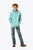 Ariat® Youth Logo Hoodie - Aqua Heather