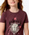 Ariat® Youth Skulls Florals T-Shirt - Wine