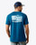 Ariat® Men's Liquid Stamp Flag Classic Fit T-Shirt - Sailor Blue