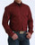 Cinch® Men’s Modern Fit Button-Down Western Shirt - Burgundy