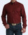 Cinch® Men’s Modern Fit Button-Down Western Shirt - Burgundy