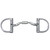 Myler® English Dee without Hooks and Low Port Comfort Snaffle MB 04 - 5" Mouthpiece