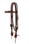 Weaver™ Working Tack Flower Designer Hardware Straight Browband Headstall