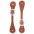 Weaver™ Youth Harness Leather Spur Straps with Spots, Russet