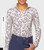 Kastel Periwinkle French Tulip Long Sleeve 1/4 Zip Sun Shirt