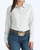 Cinch® Arenaflex® Snap Front Long Sleeve Shirt - White Plaid