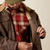 Ariat® Men's Vernon Sherpa 2.0 Jacket - Wren Faux Leather Print