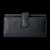 Rugged Earth Leather Women's Wallet with Checkbook Holder - Black