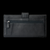 Rugged Earth Leather Women's Wallet with Checkbook Holder - Black