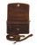 Rugged Earth Organizer Purse - Brown Leather