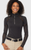 Kastel Denmark 1/4 Zip Long Sleeve Sun Shirt w/Mesh Sleeves & Lace Insets - Black