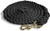 Intrepid Cotton Lead Rope with Snap - BLACK
