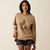 Ariat® Canvas Oversized Long Sleeve T-Shirt - Khaki Heather