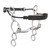 Myler Bits® 3-Ring Combination Bit - 6" Shank with Sweet Iron Low Port Comfort Snaffle - MB 04, 4.75"