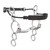 Myler Bits® 3-Ring Combination Bit - 6" Shank with Sweet Iron Low Port Comfort Snaffle - MB 04, 5.5"