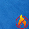 Flame Retardant Blue Diamond Floor Mat 36"x100' 10MIL