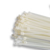 White Zip Ties 8" 100 Bag