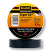 3M 33+ Black Scotch Vinyl Electrical Tape 3/4"x66ft 1-1/2in Core 100 Roll Case