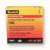 3M 130C Black Scotch Linerless Rubber Splicing Tape 1.5"x30ft 12 Roll Case