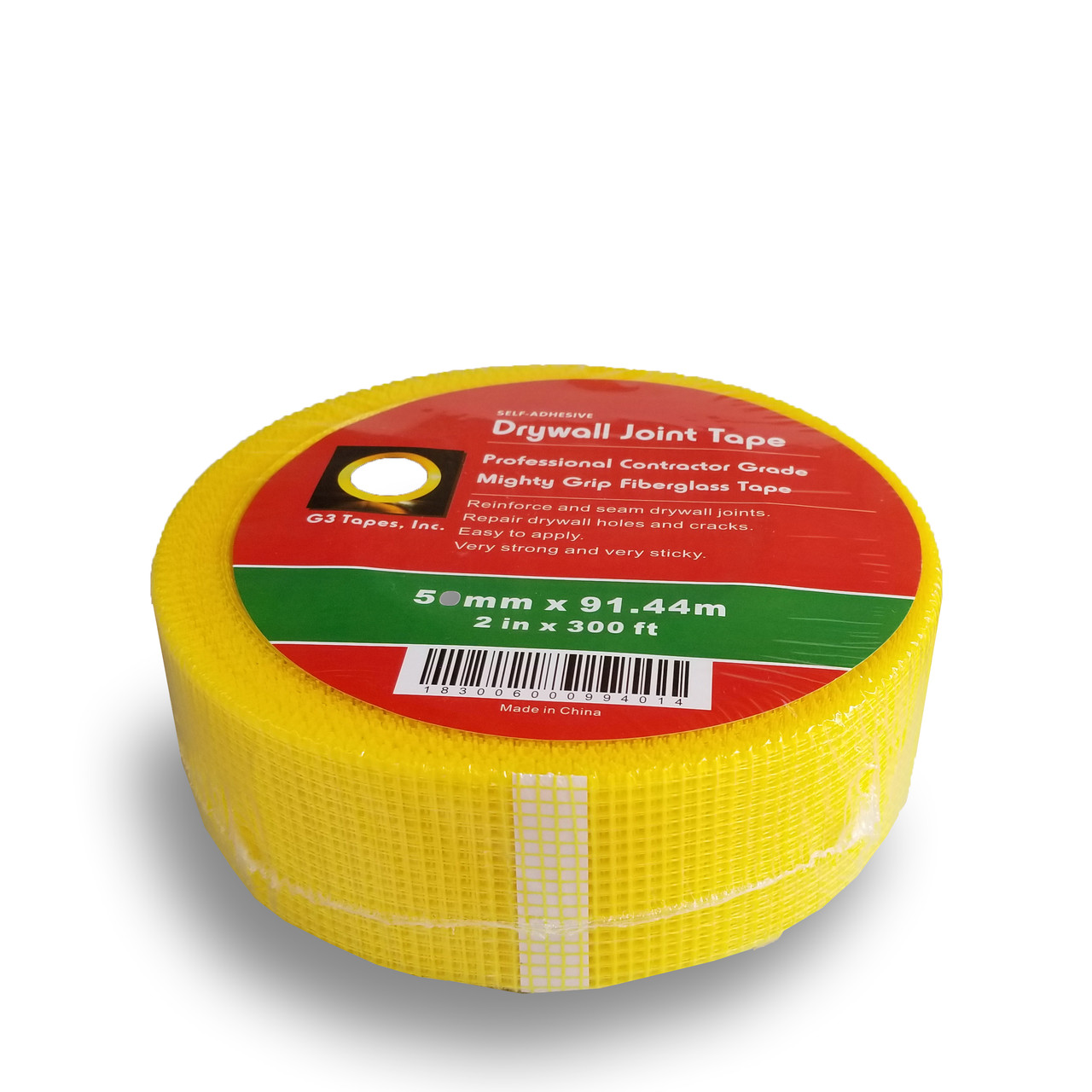 Yellow Drywall Joint Mesh Tape 2"x300' ( 24 Roll Case / $2.49 Per Roll)