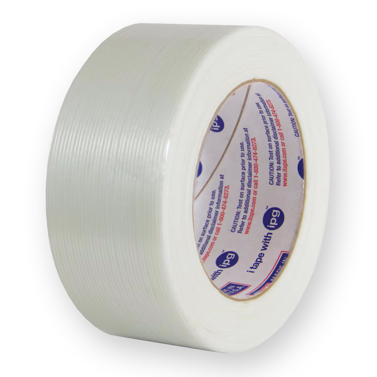 Industrial Grade Fiberglass Reinforced Strapping Tape,  Case of  24, Clear, 2 in x 60 yd Industrial Grade Fiberglass Reinforced Strapping Tape,  Case of  24, Clear, 2 in x 60 yd