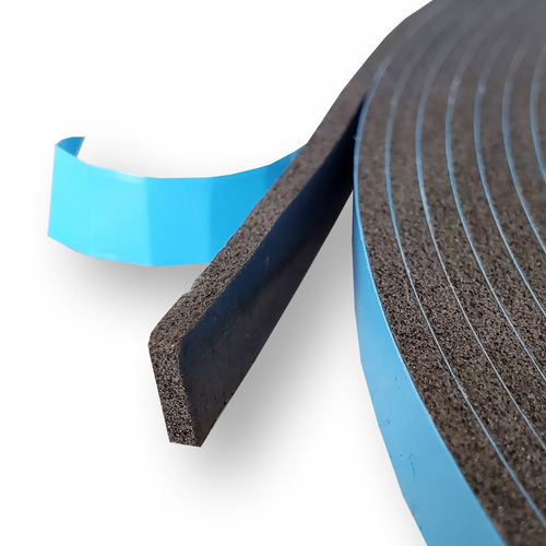 Black D/F PE Foam Glazing Tape 1/16"x3/8"x150'