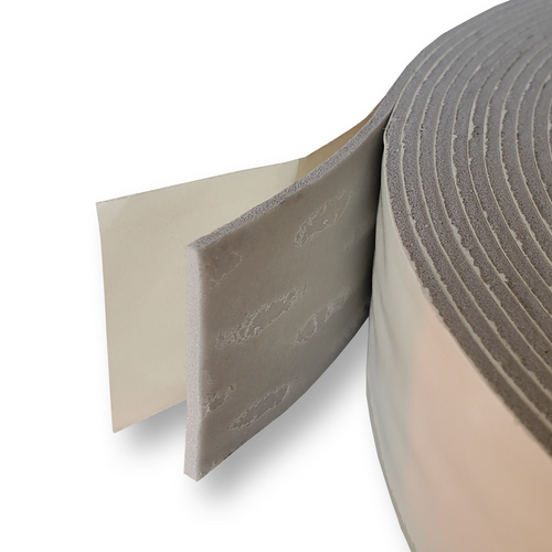 Grey Single Face Foam Tape 1/8"x2"x75' (6 Roll Case / $28.99 Rl)