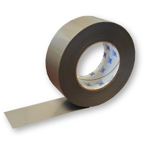 Silver 7mil Serrated Poly Tape 2"x60yds (24 Roll Case/$5.99 Per Roll)