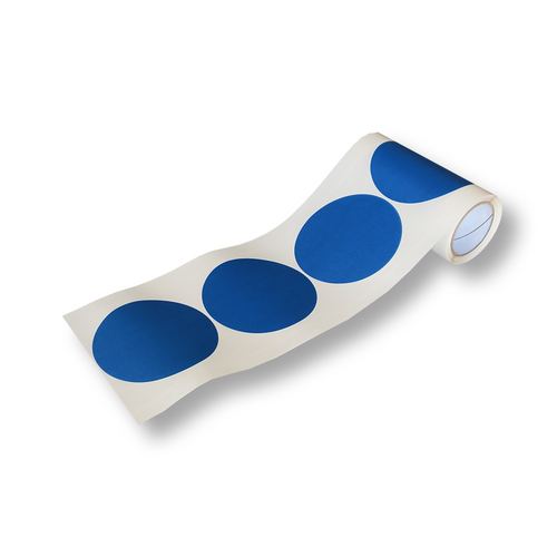 Blue Masking Tape Disks 6"