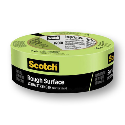 3M 2060-48MP Scotch Green Rough Surface Painter's Tape 1.88 in x 60 yd (48mm x 55m)