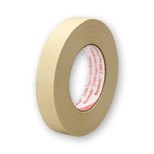 3M 2380 Tan Performance Masking Tape 24 mm x 55 m, 7.2 mil