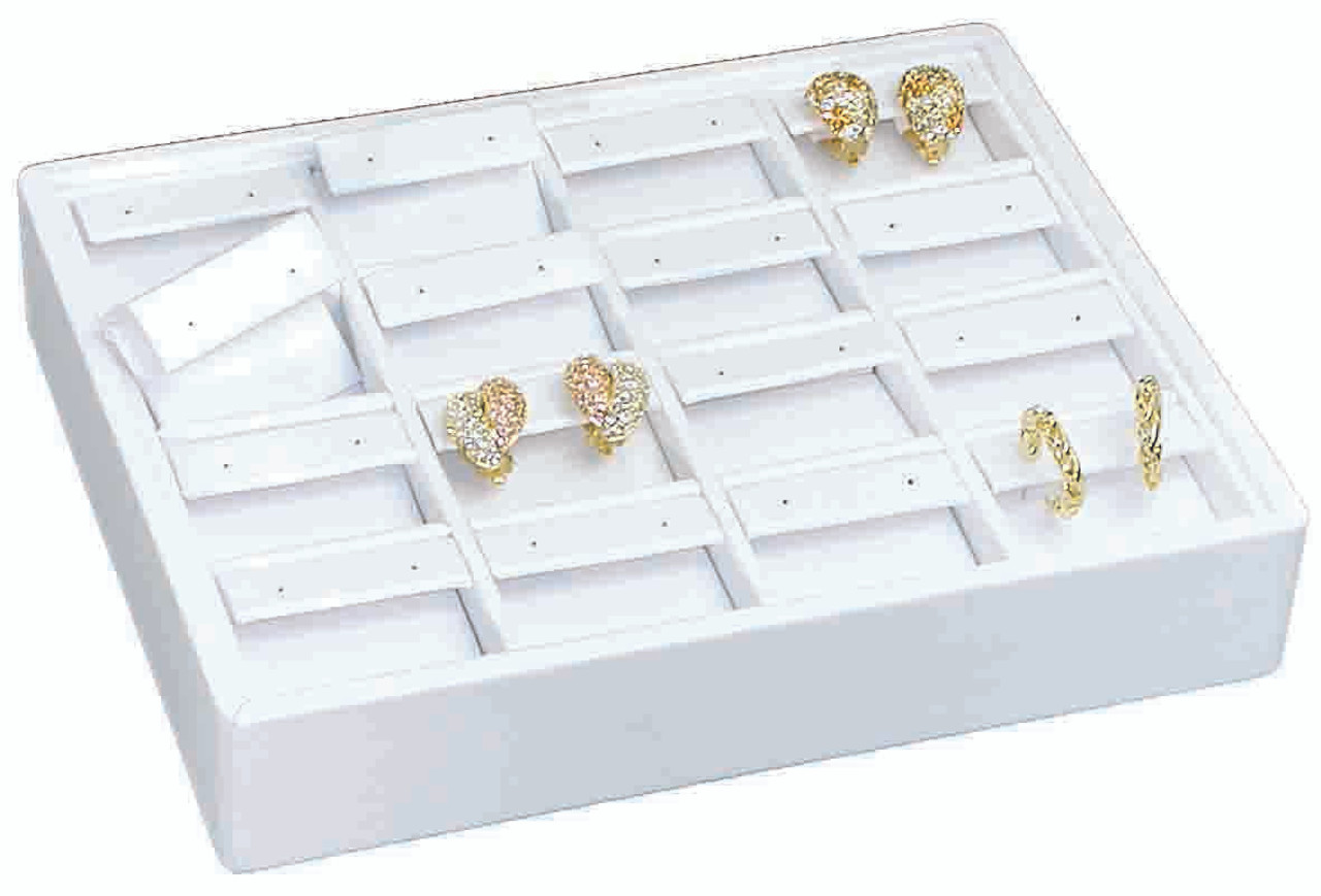 Acrylic White Jewellery Earring Display Tray, Outer Material: Wooden at Rs  580/piece in Khandala