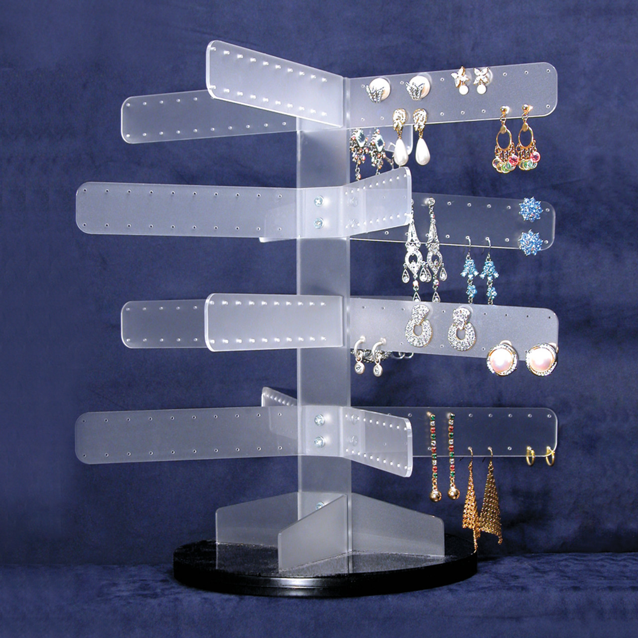 Branched out Acrylic Rotating Earring Stand - 888 Display USA, Inc.