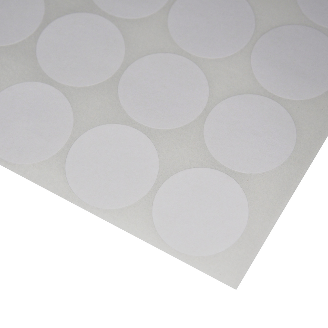 Sticky Labels Blank White Price Point Stickers Tags Circles Rectangles 
