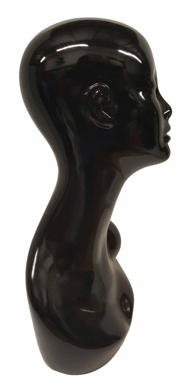 Elegant Female Mannequin Head Stand