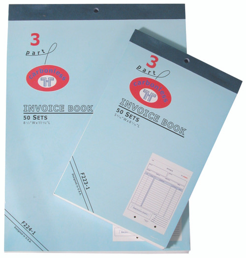 X-Large 3-Part Invoice Books