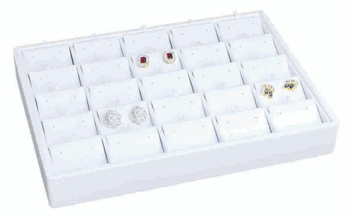 Stackable 25 Pair Showcase Earring/Pendant Display Trays