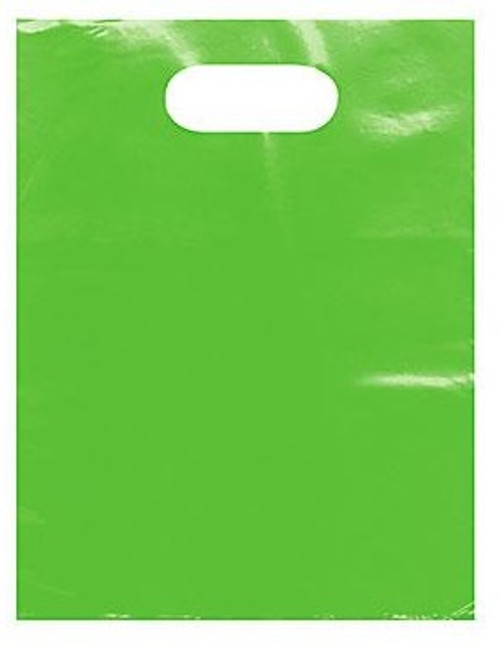 Lime 9" x 12" Patch Handle Bags (100 Bags/Pk)