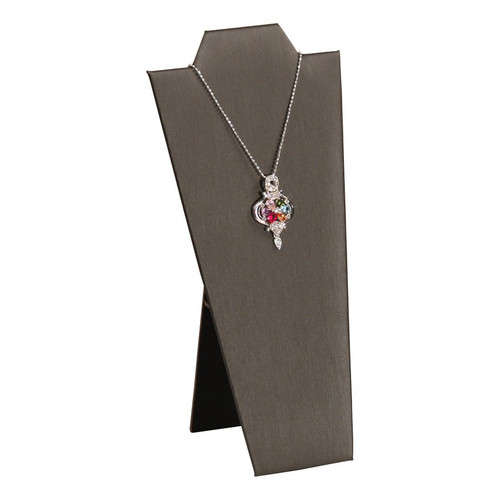 Steel Grey 8 7/8"H Necklace Display with Easel