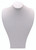 White Wide Shoulder Necklace Display