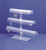 Acrylic 3 Tier Earring/Bangle Display White Frosted