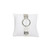 White Leatherette Pillow Display - 1pc - 3 Sizes Available