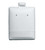 1.5" x 2" White Plain Puff Pad for earrings - 100pcs/pk
