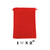 Red Ultra-Soft Velvet Drawstring Bags - 12 Bags/Pk (1 3/4" x 2"H)