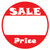1" Self Adhesive Pre-Printed "SALE Price" Labels (500 labels)