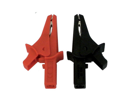 POWERHAND CROC CLIPS (BLACK & RED)
