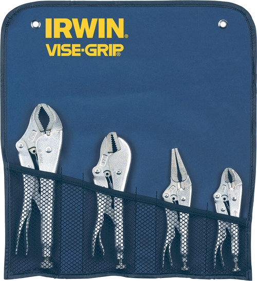 VISE-GRIP 3PC LOCKING PLIER SET - ORIGINAL IN KIT BAG