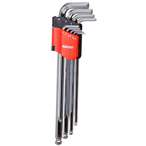 BOXO XL Hex Key Wrench 9 Pce Set