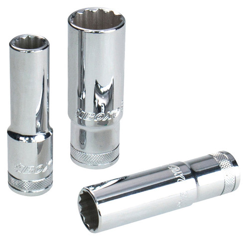 1/2" Dr. 12PT Deep Socket 19mm