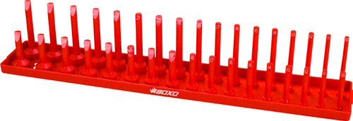 28pc Vertical Socket Tray - Red
